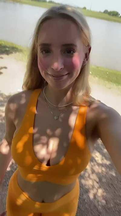 my body before a sweaty gym sesh