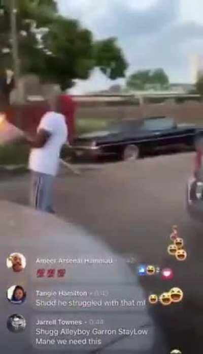 Can someone help me identify what type of firework they are using?