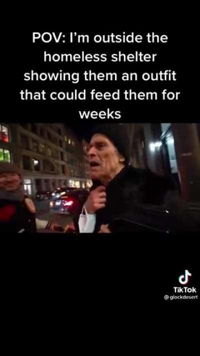 Sigma tip: flex on homeless people