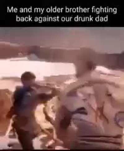 based siblings (they do it so the father doesn't hurt their mother)