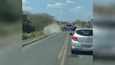 Driver fell asleep at the wheel