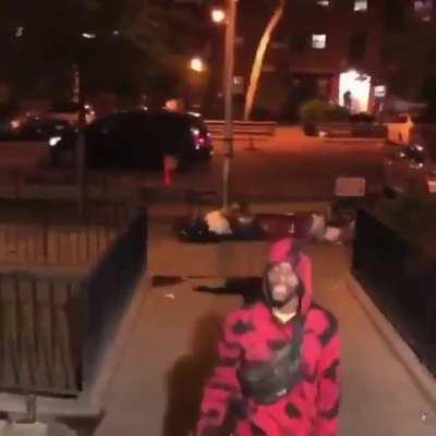 Fragile man can't take a woman rejection without assaulting her.