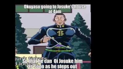 Oi Josuke, I blew my eardrums off listening to this, aint that wacky?