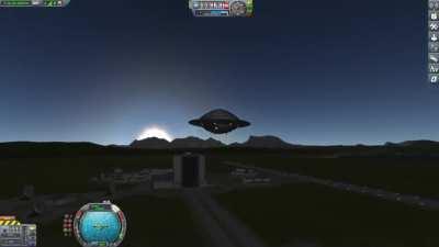 They Come in Peace! (Kraken Powered Flying Saucer on Console)