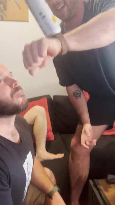 Taking care of the boys