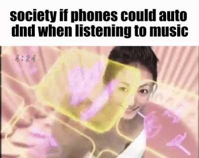 (my music was interrupted by a notification and i didnt like that)