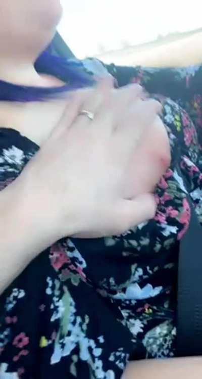 Hubby got a little handsy 😈