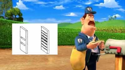 double slit experiment meme but in video format