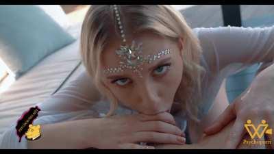 Melody Marks patio blowjob