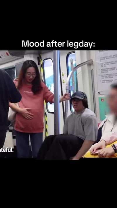 Going home after leg day is like (credit: gym.aesthetics04)