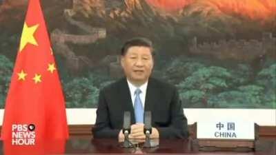 Xi Jinping makes an important announcement.