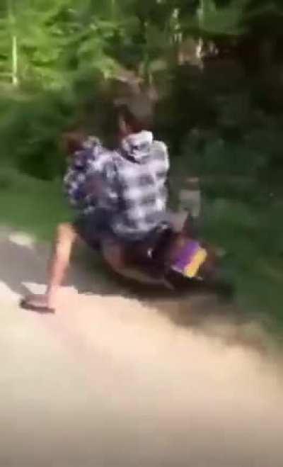 WCGW Letting your girlfriend perform a wheelie