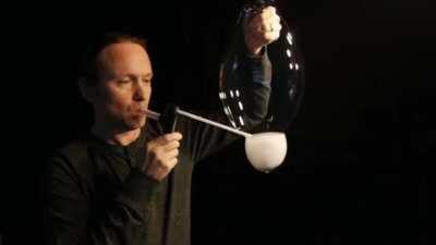 Bubbles, smoke, and fire... yeah