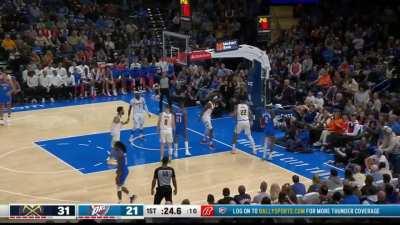 [Highlight] Peyton Watson adds to his block collection