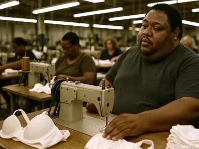 China mocks Trump’s tariffs with AI video of US sweatshop workers.