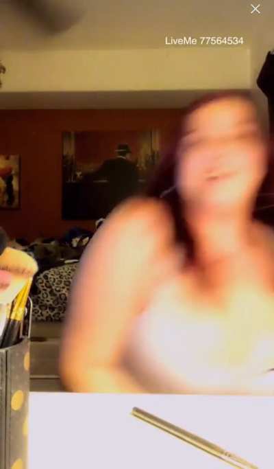 Big Booty in blue shorts 