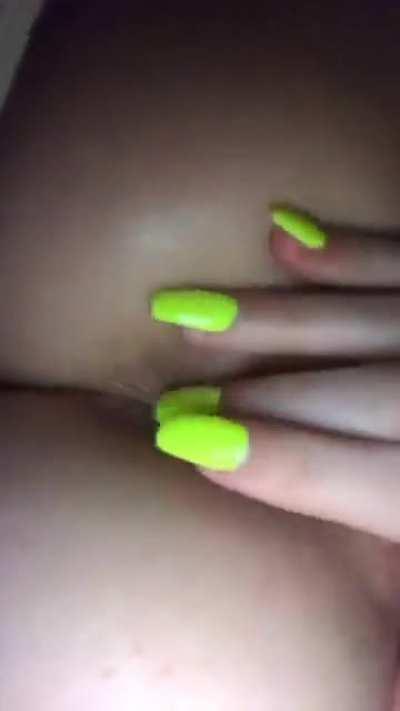 Making my hole well with my finger