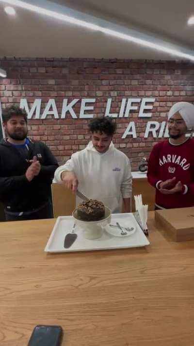 Made a reel for my friend who got his first bike that too a BMW 310 RR.