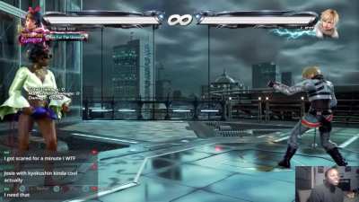 A recent Tekken 7 glitch found by 5th Gear Josie on Youtube. What could've caused this?