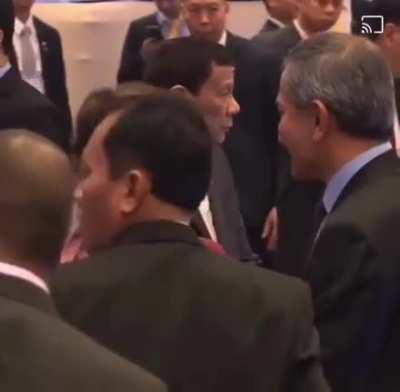 No one wants to talk to the moron of asia