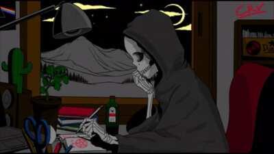 how about this mellow beat with wave sounds ?