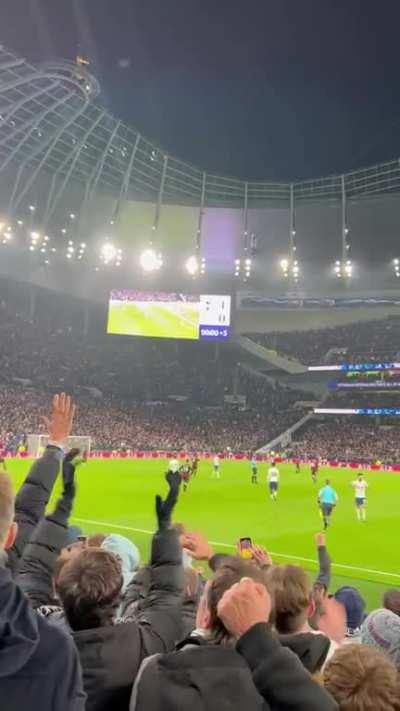 Ben Davies Reaction at the Final Whistle