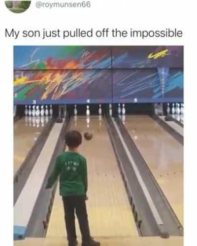 This little boy pulled off impossible last shot..