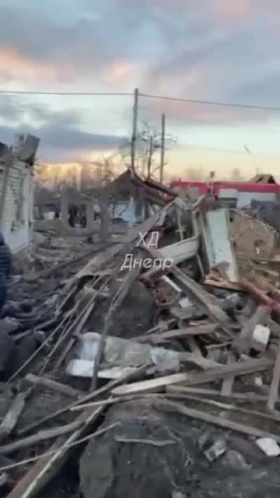 Here it is after arriving in Dnipro (