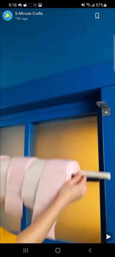 Have a peeping Tom? Don't close the window and call the police. Just whip out your handy stick and hang toilet paper in front of half your open window! Problem solved 👍