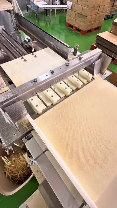 Making wafers inside a factory