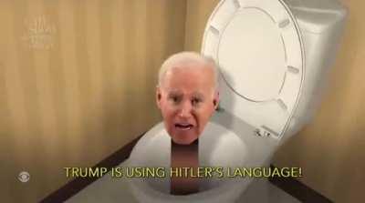 ‪Stephen Colbert’s Skibidi Biden segment from his show ‬