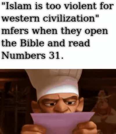 You can criticize Islam, but be consistent