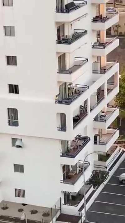 Nice apartment design for kids playing outdoor