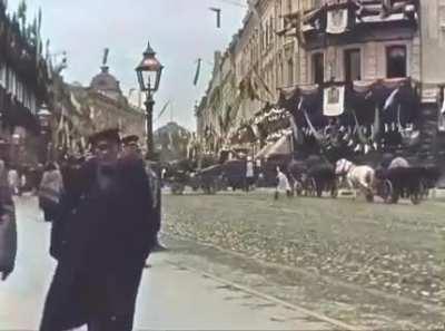 Москва, улица Тверская 1896 год