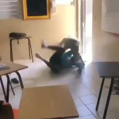 Talk about a chaotic fight..