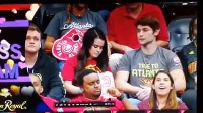 Just a normal kiss cam