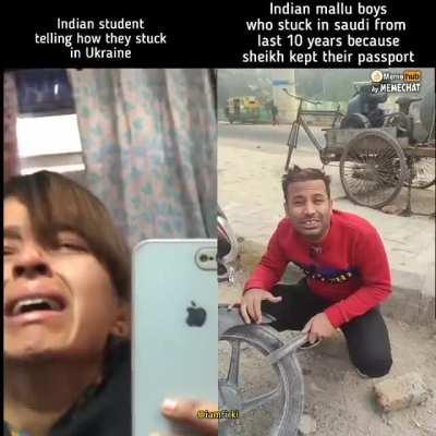 phoren student vs gulf mazdoor