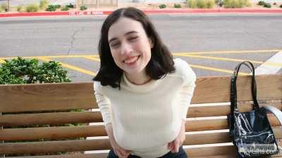 Cute and embarrassed