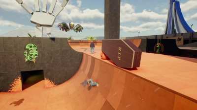 The coffin is so fun