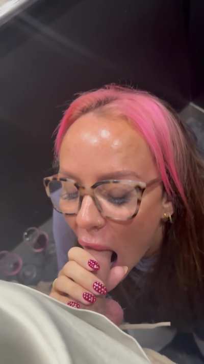 I couldn’t wait to so I told him I wanted to suck is dick right there and then