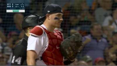 [Highlight] Reese McGuire effortlessly throws out Judge from his knees, then Pivetta makes Stanton look like Javier Baez to end the inning