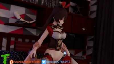 Amber Reverse Cowgirl (ToonE)