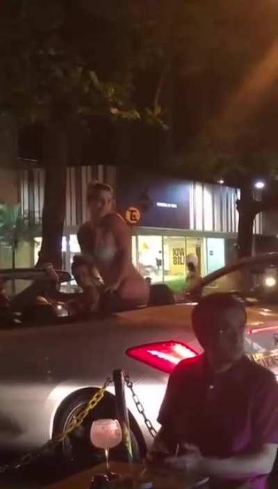 Who cares if we are causing a traffic jam, as long as we look cool, right? 🤔