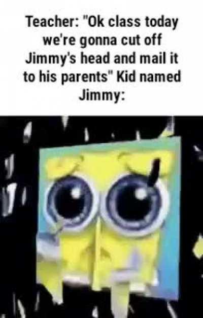 Jimmy sad