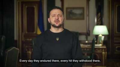 President Zelensky's Latest Address. 20/12/22. Duration 3m50. English Subtitles.