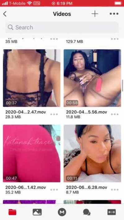 Katanah Mega $⃒5 for everything Got All Her Content in one link DM Me and Be Payment Ready No Trades ‼️