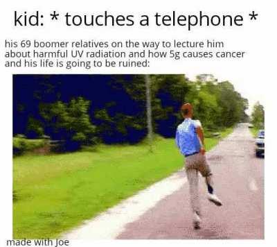 Joe did you know 420 people die every second because of telephones????