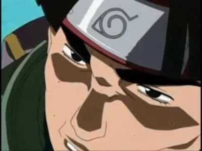 This might (Get it ?) be the one of greatest scenes in anime history. The expressions, the sounds and on top of that it actually feels like something a person like Gai would do. A very simple but cute moment.