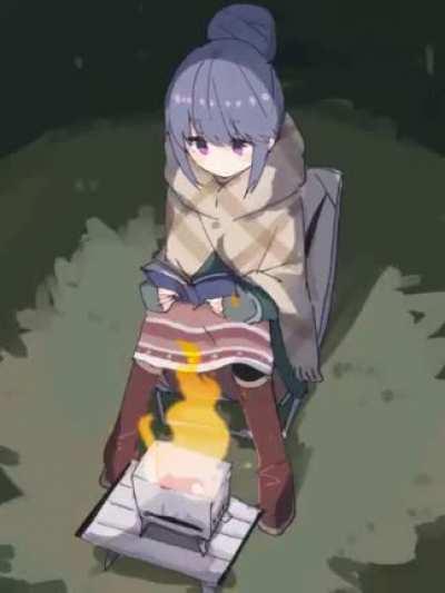 Shimarin and the cozy fire