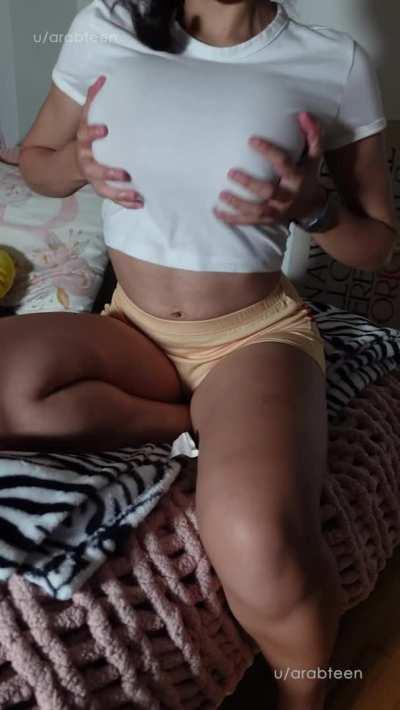 I'll let you fuck me all you want, as long as you cum on my tits every now and then, is that a deal?